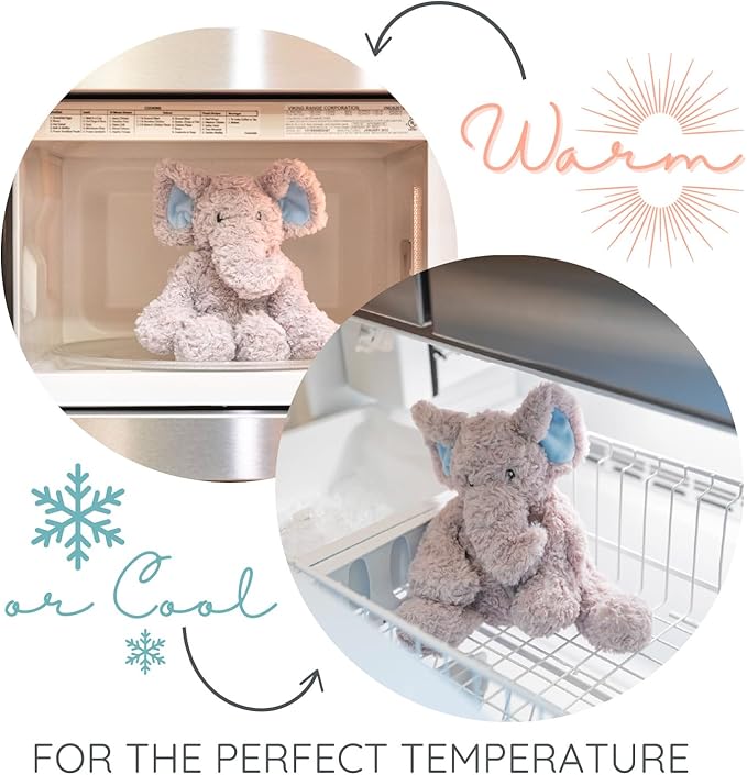 Warm Pals - Heatable Coolable Bedtime Comfort Plushie - Nori Narwhal - 1.5lbs - Cozy Microwavable Lavender Scented Plush Toys - Heated Stuffed Animal