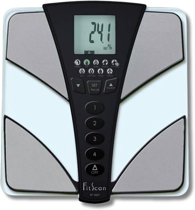 FitScan BC-585F - Japan Technology Multi-Frequency Body Composition Monitor - Smart Digital InBody Scale with Fat, Muscle Mass, BMI, Caloric Intake, Metabolism, and Visceral Fat Tracker