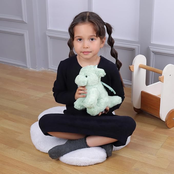 Apricot Lamb Toys Plush Green Plush Dragon Dinosaur Stuffed Animal Soft Cuddly Perfect for Child 8 Inches
