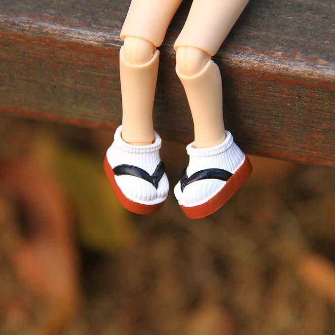 YMY Ob11 Doll Shoes Lovely 1/12 Scale BJD Shoes for Obitsu 11 Action Figure Body（3 Pairs）