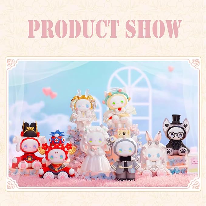 Anime Figure Blind Box, Emma Secret Forest Series Mystery Toy, Cute PVC Collectable Anime Girl Figure for Gift (Wedding-1pc)