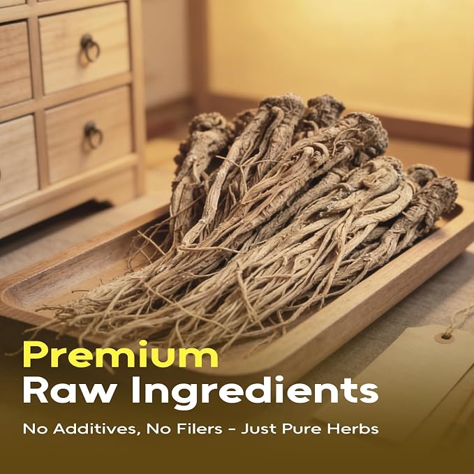 FullChea - Dried Dong Quai Root, 4oz/114g, Premium Sifted Angelica Sinensis | Premium natural dang gui root, caffeine-free, Non-GMO, gentle gut support, daily wellness tea, easy to brew hot or iced