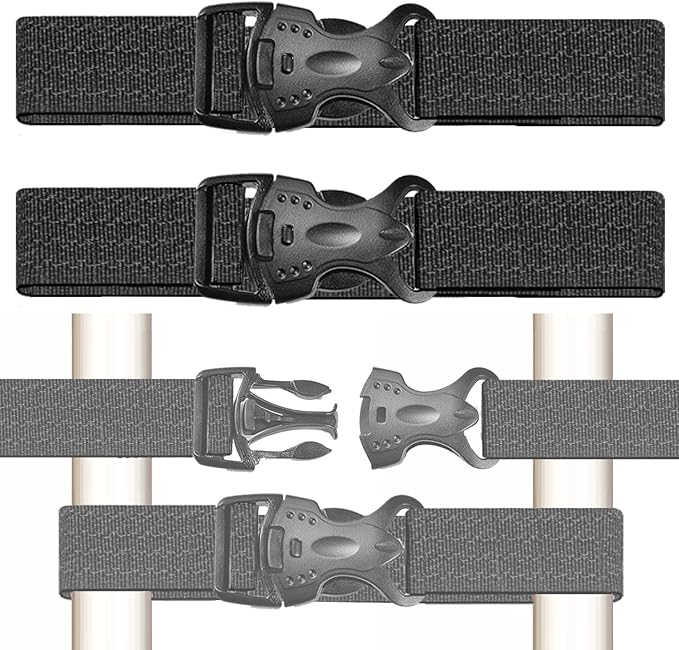 Double Doors Fefrigerator Locks for Kids Child French Door Fridge Locks for Baby Safety Fridge Guard Strap for RV Cabinet