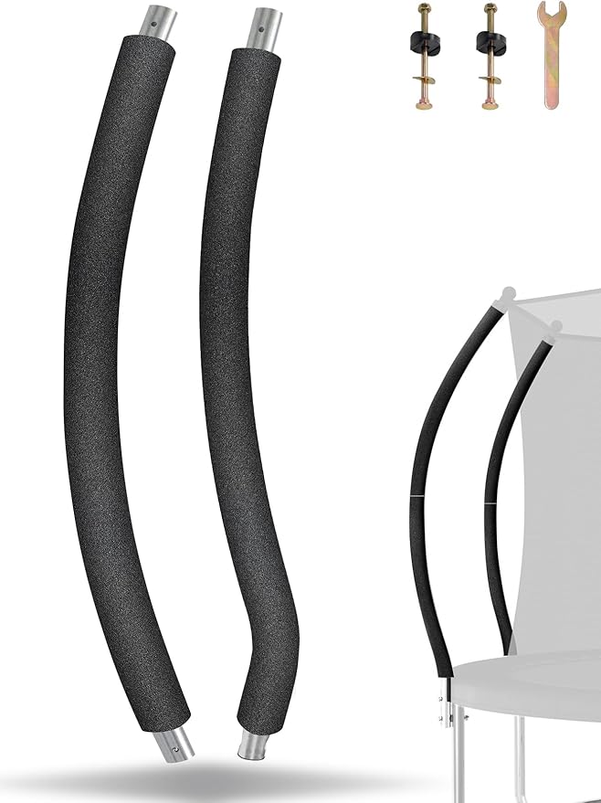 Trampoline Poles Replacement for Skywalker Or Jumpzylla,Galvanized Trampoline Enclosure Pole for Skywalker or Jumpzylla,Replace Parts#4201 4202 4135 OR for Jumpzylla 8ft 10ft&12ft 14ft
