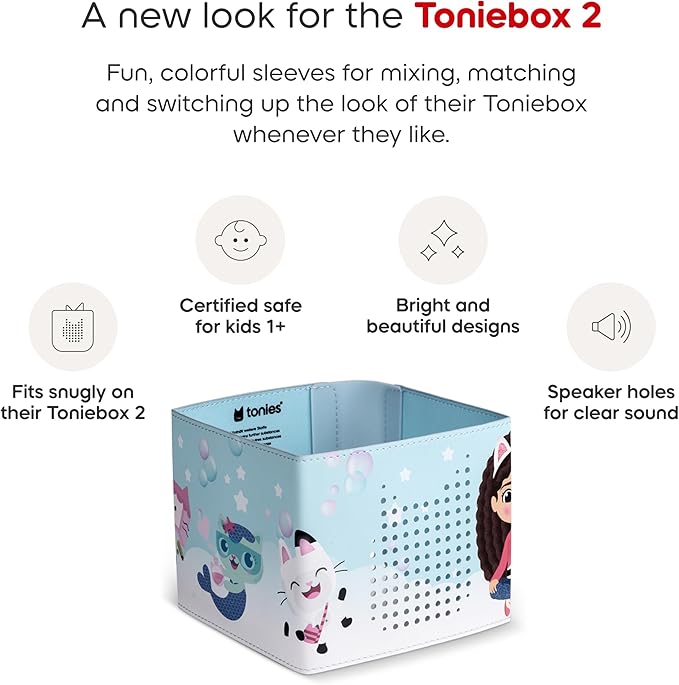 Tonies Sleeve - Decorative Wrap for Toniebox 2 - Gabby’s Dollhouse