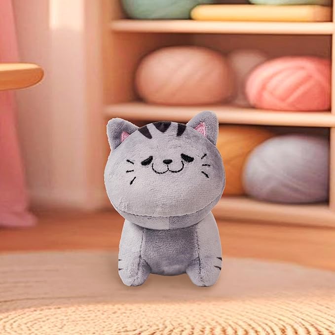 Cat Blind Box Figures,Cute Plush Blind Box,Random Design Action Figures Collectible Toys Home Decorations, Holiday Birthday Gifts,Single Box