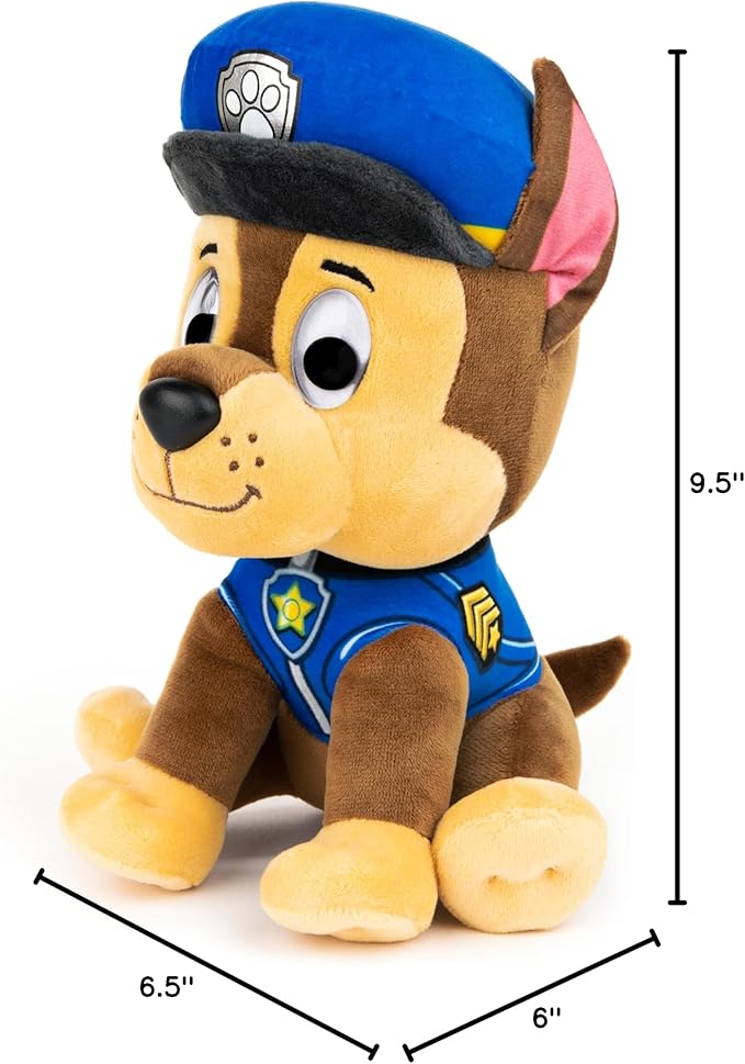 GUND PAW Patrol Chase in Signature Police Officer Uniform For Ages 1 and Up, 9" (Styles May Vary)