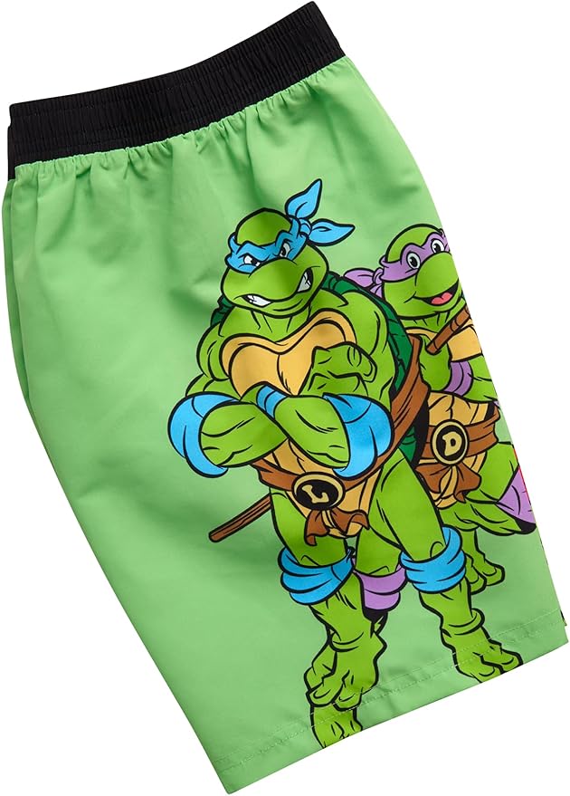 Nickelodeon Boys Swim Trunks - Paw Patrol TMNT Quick Dry Graphic Boys Swim Shorts for Toddler and Little Boy