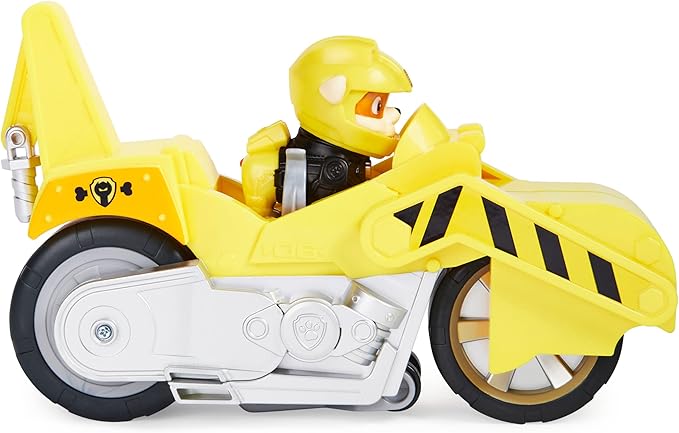 Paw Patrol LA PAT' PATROUILLE - VÉHICULE + FIGURINE MOTO PUPS - Véhicule à Rétro-friction Avec 1 Figurine À Collectionner Pat' Patrouille - - 6059253 - Jouet Enfant 3 Ans et + - Modèle Aléatoire