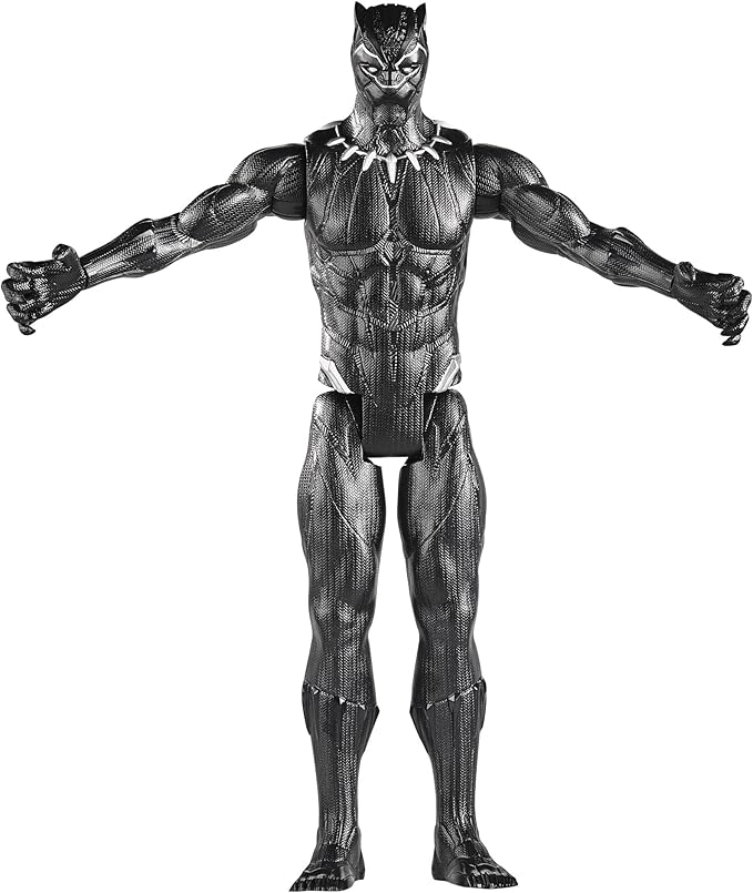 Marvel Avengers Titan Hero Series Black Panther Action Figure, 12-Inch Toy, Inspired by Marvel Universe, for Kids Ages 4 and Up