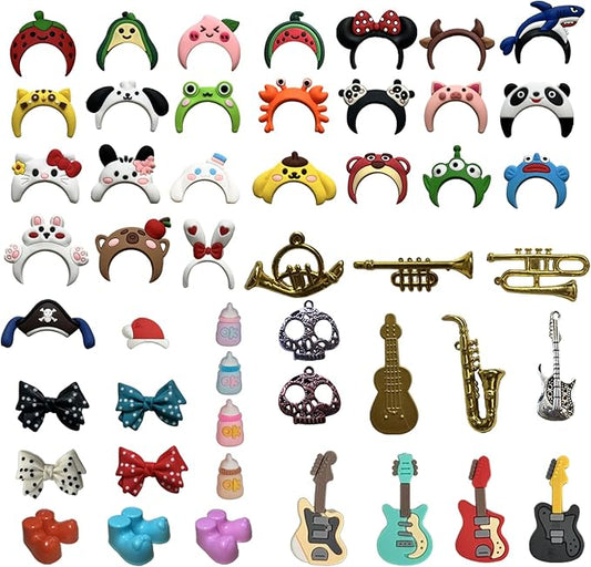 Rubber Duck Accessories 49PCS - Decorations for Rubber Duck - Cute Accessories for Rubber Duck DIY (Stick On)
