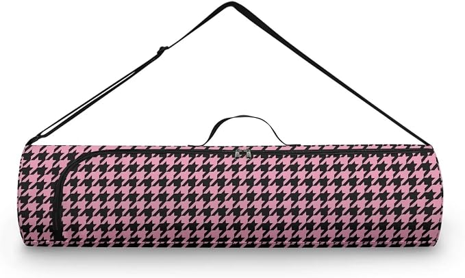 Yoga Mat Bag with Adjustable Shoulder Strap and Handle Zipper, 30in Wide x 6.3in Diameter for Yoga Mat Storage
