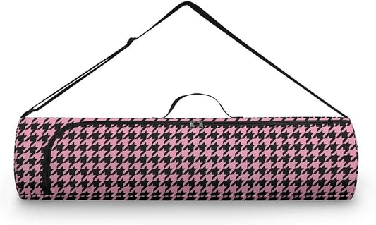 Yoga Mat Bag with Adjustable Shoulder Strap and Handle Zipper, 30in Wide x 6.3in Diameter for Yoga Mat Storage