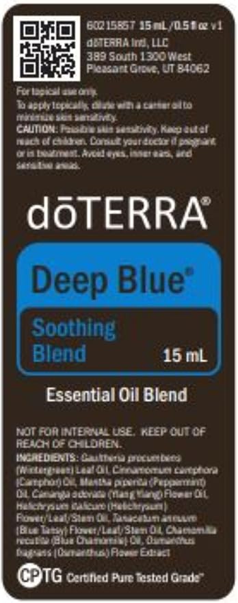 doTERRA Deep Blue Essential Oil Soothing Blend 5 ml (2 Pack)