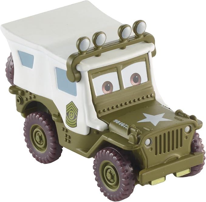 Disney Pixar Cars Sarge With Roof Lights Die-Cast Vehicle