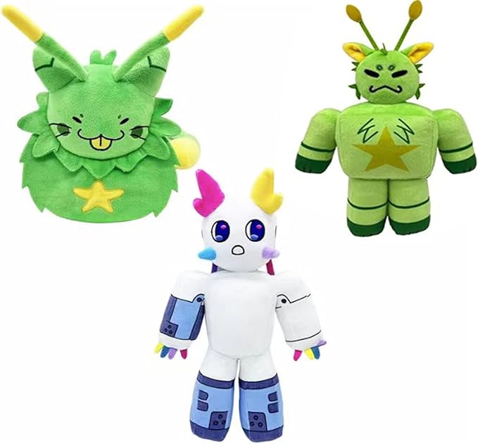 Gnarpy Plush, Regretavator Gnarpy Alien Cat Plush Toys Give Fans and Friends Beautifully Plushie Doll Gifts (Blue+Green)