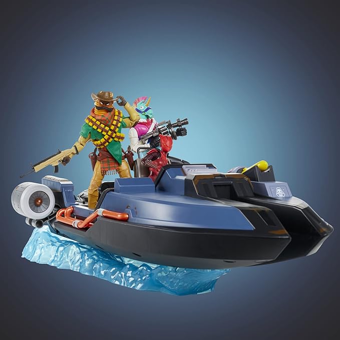 FORTNITE Hasbro Victory Royale Series Motorboat Deluxe Collectible Vehicle with Accessories, 19.6-inch