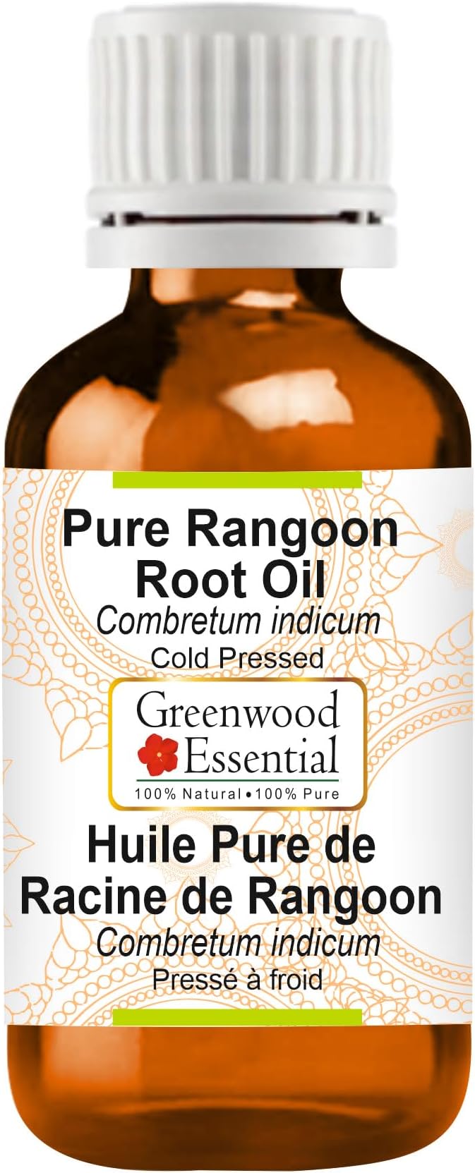 Greenwood Essential Pure Rangoon Root Oil (Combretum indicum) Natural Therapeutic Grade Cold Pressed 2ml (0.06 oz)