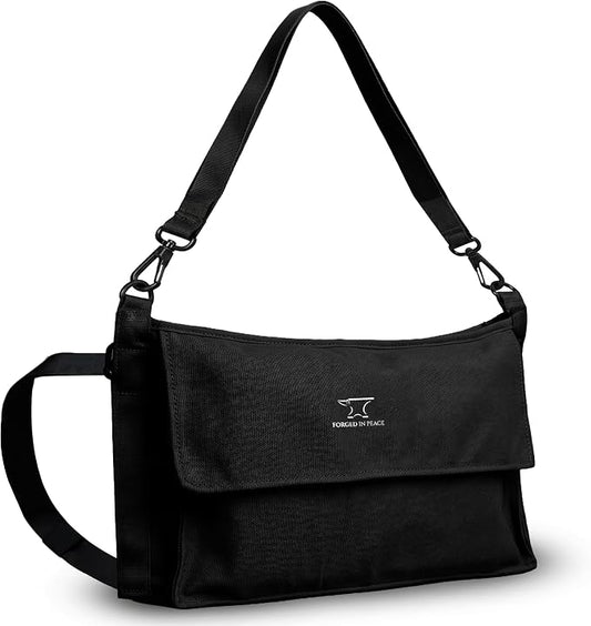 Men’s Yoga Mat Bag – Durable Canvas Carrier, Lightweight with Extra Storage for Gear & Accessories, Black
