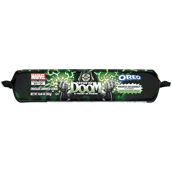 MARVEL OREO Stuf of Doom Chocolate Sandwich Cookies, Special Edition, 10.68 oz (Pack of 2)