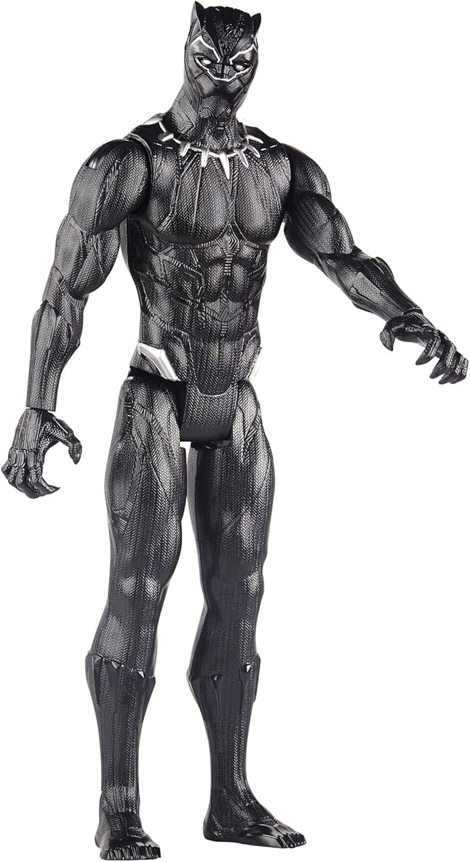 Marvel Avengers Titan Hero Series Black Panther Action Figure, 12-Inch Toy, Inspired by Marvel Universe, for Kids Ages 4 and Up