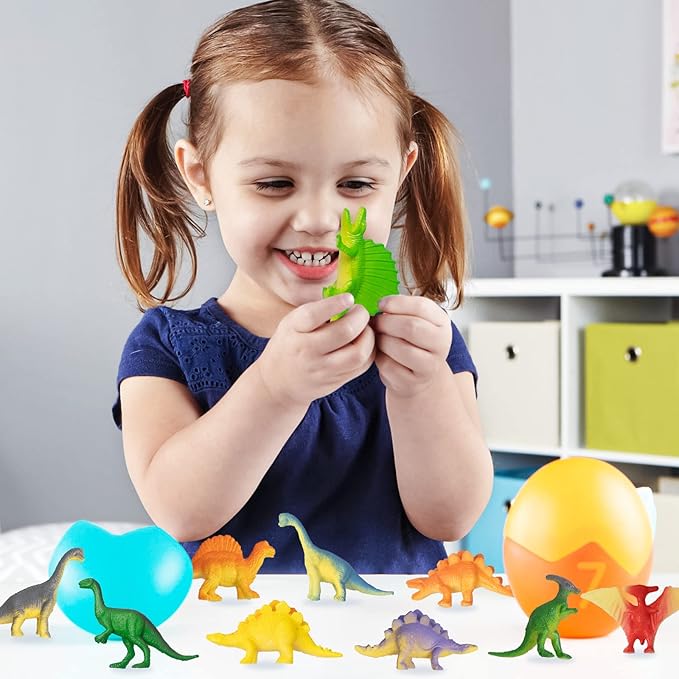 OuMuaMua Dinosaur Toys, Plastic Mini Dinosaurs Figures Toys Set, Dinosaur Birthday Party Favors, Dinsaur Cupcake Toppers for Kids and Boys, 78 Pcs (Upgrade Dinosaurs)