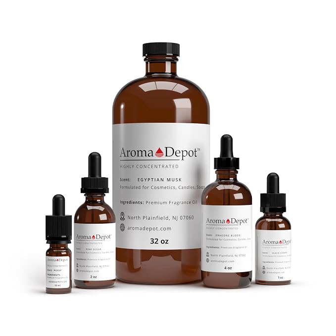 Aroma Depot Dragon's Blood Fragrance Oil 120ml PremiumDragon's Blood Essential Oil with Dropper for Candle Making, Soap Making & Bath Bombs. Undiluted & Alcohol-Free Scented Oil. (4 fl oz.)