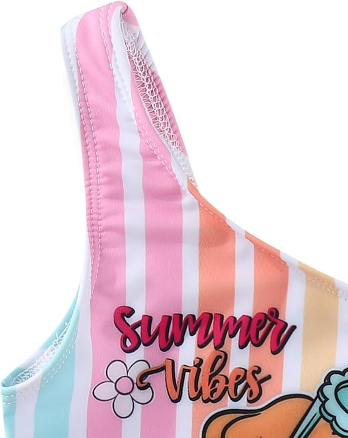 Paw Patrol Nickelodeon Girls UPF 50+ One Piece Bathing Suit for Toddler and Big Kids