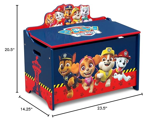 Delta Children Deluxe Toy Box, PAW Patrol