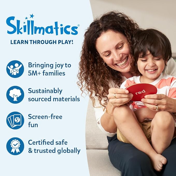 Skillmatics Scissor Skills Activity Book - Snip Snip Bluey, Preschool Cutting & Creative Activities, Felt Craft Kit, Fine Motor Skills Toys, Gifts for Boys & Girls Ages 3, 4, 5, 6, 7
