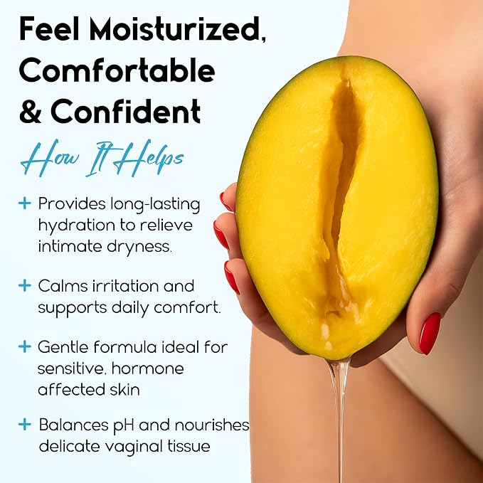 Vaginal Moisturizer | Long-Lasting Gel Relieves Vaginal Dryness, Itching & Irritation | pH-Balanced Fragrance-Hormone Free | Hyaluronic Acid and Glycerin | Pre and Post Menopausal Care, 20 Applicators