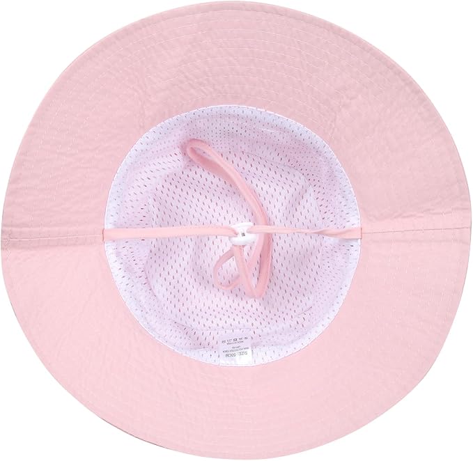 MaxNova Baby Sun Hat Smile Face UPF 50+ Toddler Bucket Hat for Boys Girls 0-7 Years