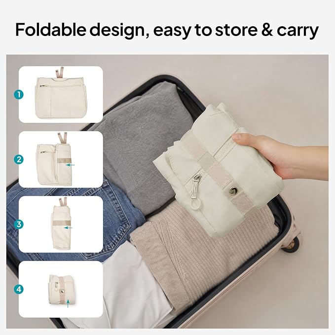 TOPEAST Foldable Tote Bag for Women with Yoga Mat Holder,Travel Tote Bag with Water Bottle Pocket,Lightweight Workout Gym Bag