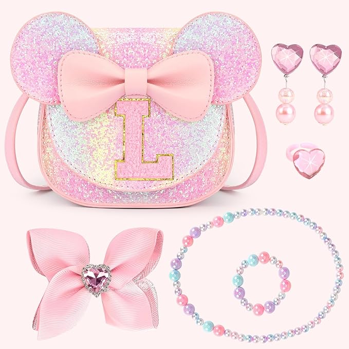 mibasies Toddler Purse Gifts for Girls: 3 Year Old Girl Gifts, Mouse Toys Purse Set