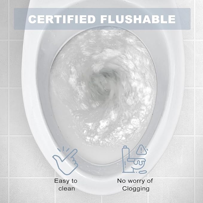 400 Flushable Wipes Travel Size Individually Wrapped for Women and Men | Unscented Wet Wipes Travel Size with Aloe Vera,Pure Water,Alcohol Free for Adult,Women,Men,Girl and Homeless