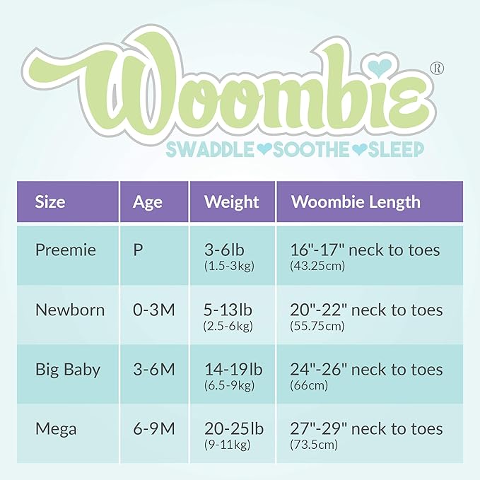 Woombie Convertible Nursery Swaddling Blanket - Swaddle Converts to Wearable Blanket for Babies Up to 3 Months (Kiss Elephant Blue, 5-13 lbs)