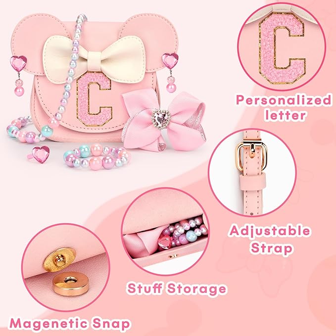 mibasies Toddler Purse Gifts for Girls: 3 Year Old Girl Gifts, Mouse Toys Purse Set