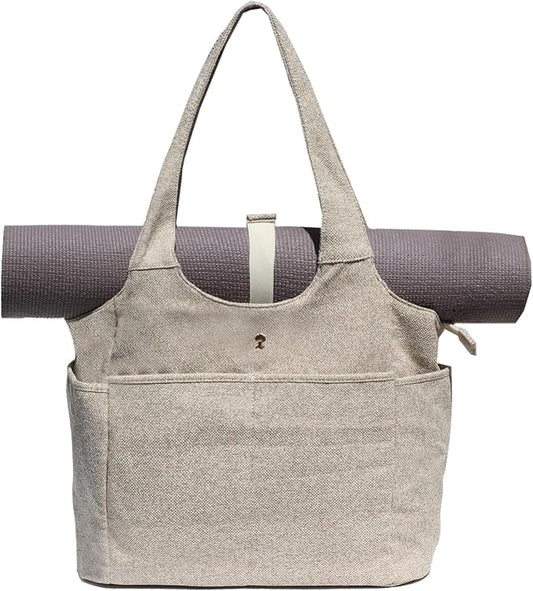 ESVAN Yoga Tote Bag Mat bag Women Shoulder Bags Carryall Tote for Travel Office Workout Gym Nurse Beach