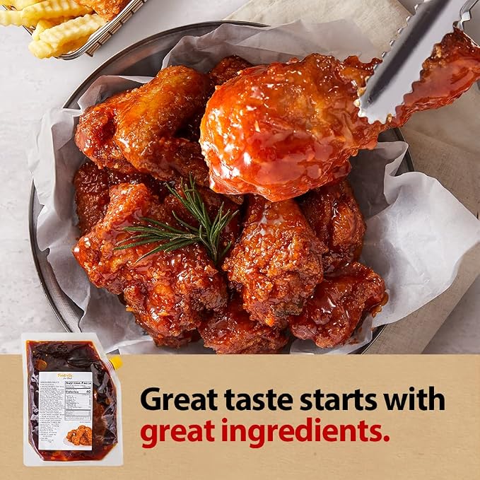 Foodrella Korean Fried Chicken Sweet & Spicy Yangnyeom Sauce (양념치킨소스), 2.2 LB (1kg)