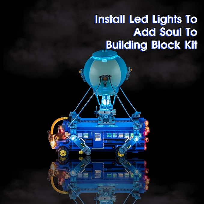 Vaodest LED Light for Lego Battle Bus 77073 Set,Design and Configuration Compatible with Model 77073(LED Light Only, Not Building Block Kit)