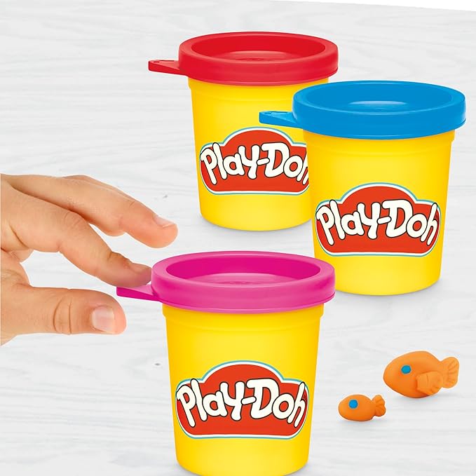 Play-Doh Disney Junior Mickey Mouse Clubhouse, Stamp & Go Megapack with Mickey, Minnie & Donald, Arts & Crafts Preschool Toys for Kids 2+