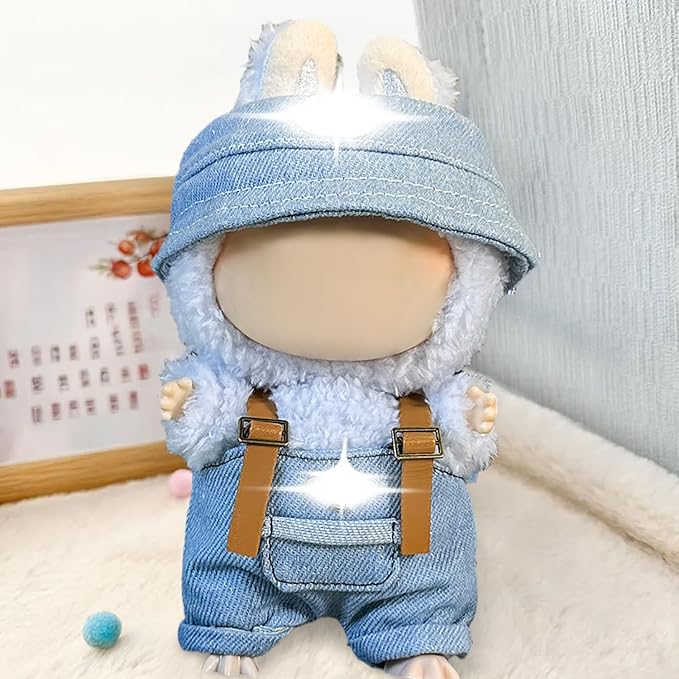 Clothes Fit for 17CM Doll, Fashion Doll Clothes Outfit Set Cute Theme Designer Toys Dress Accessories for Collector Fans Display (G Blue Set)