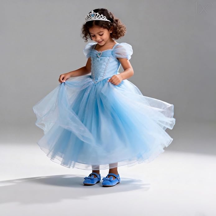 THEE BRON Mary Jane Ballet Flats - Girls' Dress Shoes with Hook & Loop Closure