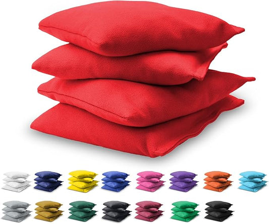 GoSports Cornhole Bean Bags Set of 4-16 Colors Available - Regulation All Weather, Mix and Match