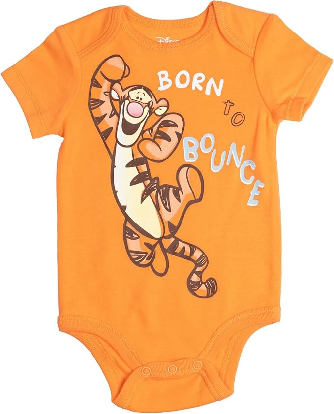 Disney Baby 5 Pack Bodysuits Newborn to Infant Sizes (Newborn - 24 Months)