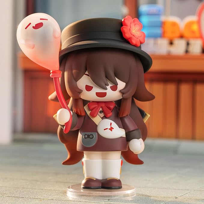 POP MART Genshin Impact Dress-Up Dreams Themed Chibi Series Figures, 12PCs Genshin Impact Blind Box Figures, Random Design Action Figures Collectible Toys Home Decorations,Birthday Gifts, Whole Set