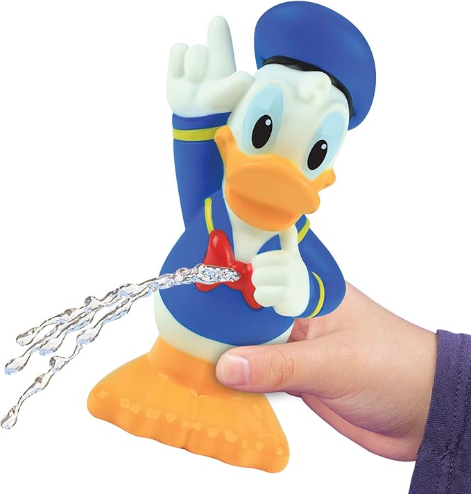 Disney Junior Mickey Mouse Bath Toy Set, Includes Mickey Mouse, Donald Duck, and Pluto Water Toys, Kids Toys for Ages 3 Up by Just Play