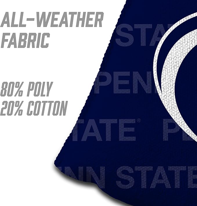 YouTheFan Officially-Licensed NCAA Set of 4 Cornhole Bags - All Weather Regulation 6” x 6” Size - 16oz Weight - Designed in USA