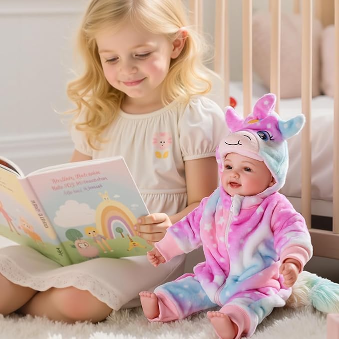 BABESIDE Baby Dolls, 17inch Large Realistic Cute Soft Body Baby Doll Real Life Baby Dolls with Accessories for 3+ Year Old Girls Gifts, Pretend Play, Collection