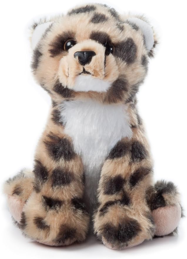 The Petting Zoo Cheetah Stuffed Animal Plushie, Gifts for Kids, Wild Onez Babiez Zoo Animals, Cheetah Plush Toy 6 inches